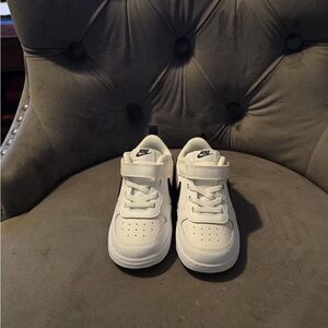 Nike Kids White and Black Sneakers